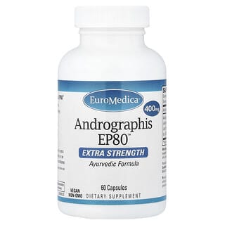EuroMedica, Andrographis EP80™, 400 mg, 60 Capsules