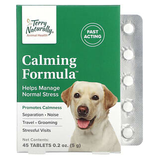 Terry Naturally, Fórmula calmante, Para perros, 45 comprimidos, 5 g (0,2 oz)