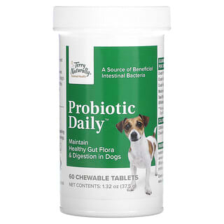 Terry Naturally, Probiotic Daily, For Dogs, 60 Chewable Tablets, 1.32 oz (37.5 g)