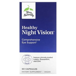 Terry Naturally, Visión nocturna saludable`` 60 cápsulas
