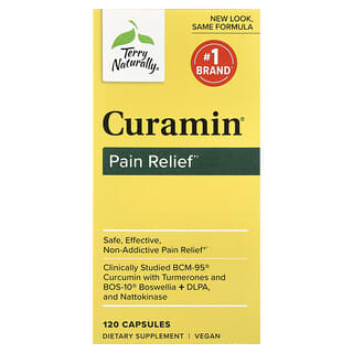 Terry Naturally, Curamin®, 통증 완화, 캡슐 120정