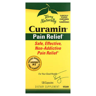 Terry Naturally, Curamin, Pain Relief, 120 Capsules