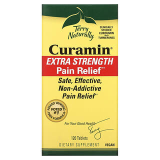 Terry Naturally, Curamin, Pain Relief, Extra Strength , 120 Tablets