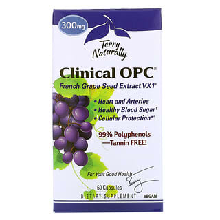 Terry Naturally, Clinical OPC, 300 мг, 60 капсул