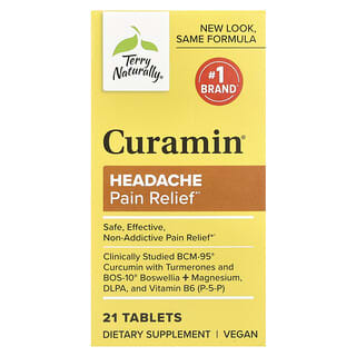 Terry Naturally, Curamin®, Headache Pain Relief, 21 Tablets