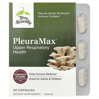 Terry Naturally, PleuraMax™, Gezondheid van de bovenste luchtwegen, 30 capsules