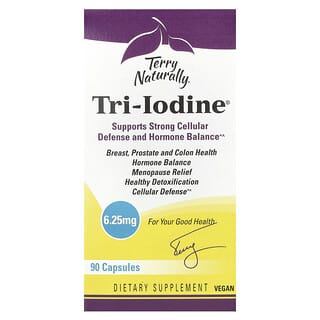 Terry Naturally, Tri-Iodine®, 6,25 мг, 90 капсул