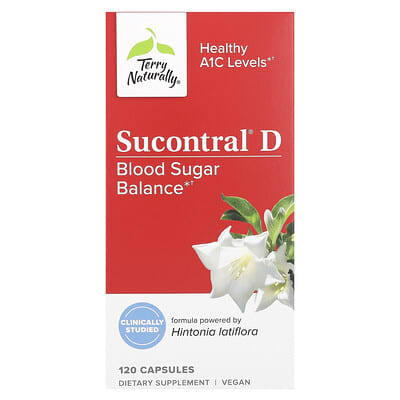 Terry Naturally, Sucontral Vitamin D Capsules, 120 Capsules