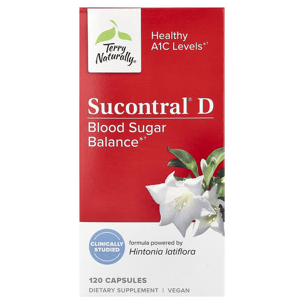 Terry Naturally, Sucontralv® D, 120 Capsules