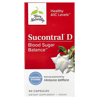 Terry Naturally, Sucontral® D, 60 Capsules