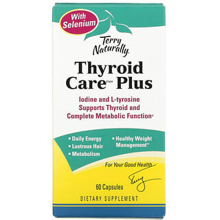 Terry Naturally, Thyroid Care Plus, 60 Capsules