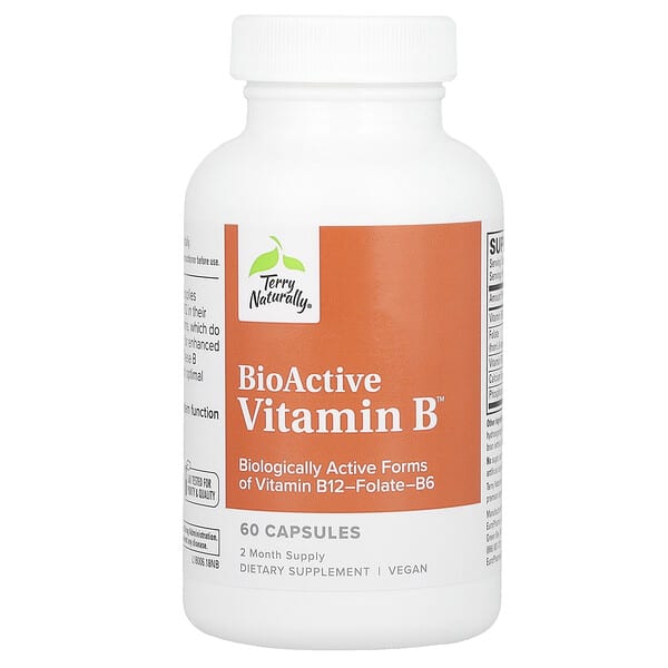 Terry Naturally Terry Naturally、bioactive Vitamin B、カプセル 60 錠