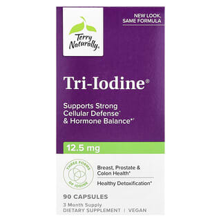 Terry Naturally, Tri-Iodio, 12,5 mg, 90 capsule