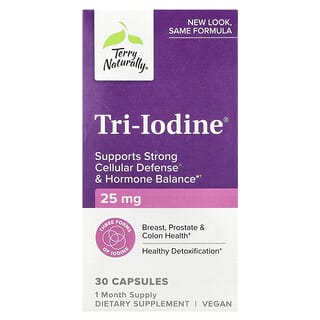 Terry Naturally, Tri-Iodine, 25 mg, 30 kapsułek