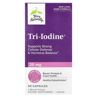 Terry Naturally, Tri-Iodine®, Tri-Iodine®, 25 mg, 60 Kapseln