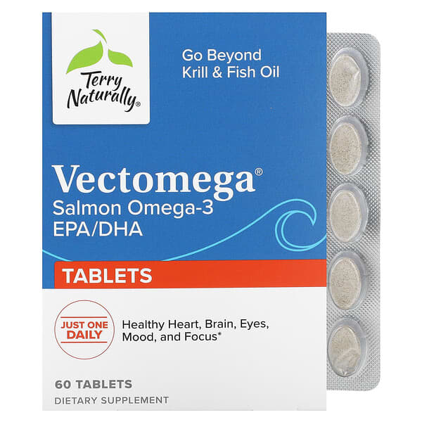 Terry Naturally, Vectomega, 60 Tablets