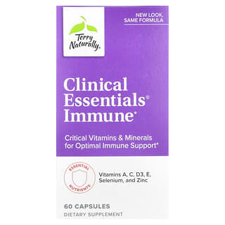 Terry Naturally, Clinical Essentials, для иммунитета, 60 капсул