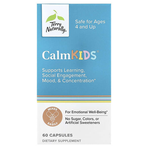 Terry Naturally, Calm Kids®, Ages 4 and Up, 60 Capsules — product photo 1