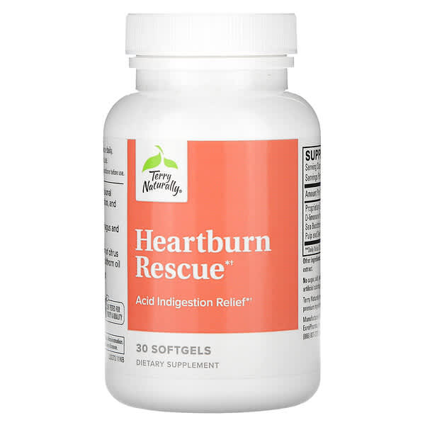 Terry Naturally Heartburn Rescue, 30 Softgels