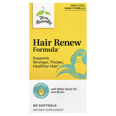 Terry Naturally, Hair Renew Formula®, 60 Softgels