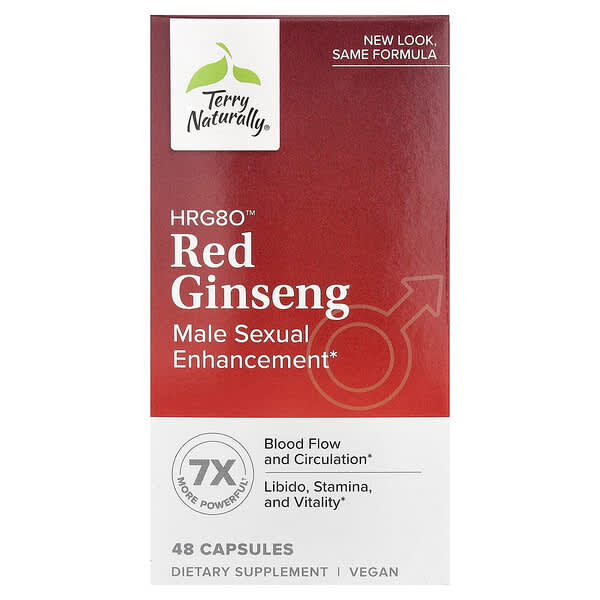 Terry Naturally HRG80™ Red Ginseng, 48 Capsules