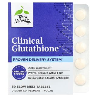 Terry Naturally, 醫級使用谷胱甘肽，60 片慢熔片（每片 150 毫克）