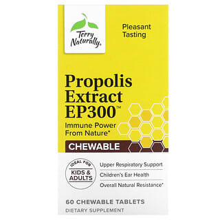 Terry Naturally‏, Propolis Extract EP 300, 60 Chewable Tablets
