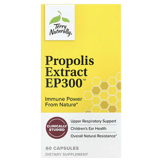 Terry Naturally, Propolis Extract EP300, 60 Capsules (200 mg per Capsule)