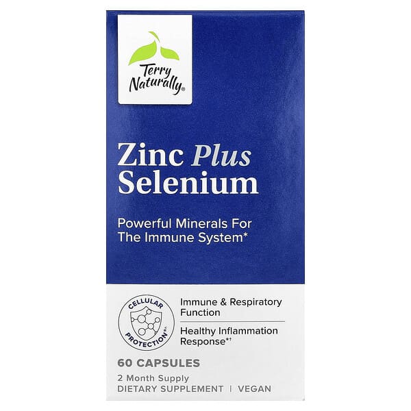 Terry Naturally Zinc Plus Selenium, 60 Capsules