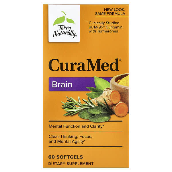 Terry Naturally, CuraMed®, Brain, 60 Softgels
