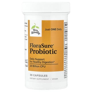 Terry Naturally, Probiotico FloraSure, 20 miliardi di CFU, 30 capsule