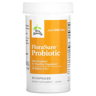 Terry Naturally, FloraSure Probiotic, Probiotika, 20 Milliarden KBE, 30 Kapseln