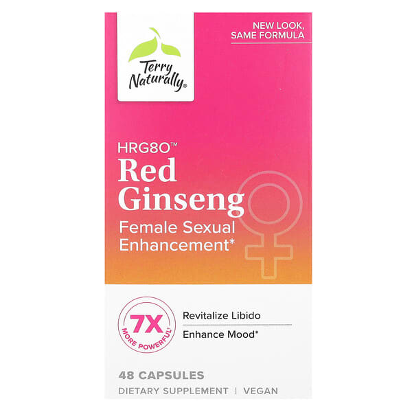 Terry Naturally Hrg80 Red Ginseng 48 Capsules 