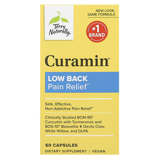 Terry Naturally, Curamin, Low Back Pain Relief, 60 Capsules
