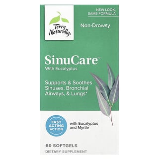 Terry Naturally, SinuCare™, Eucalyptus, 60 capsules à enveloppe molle