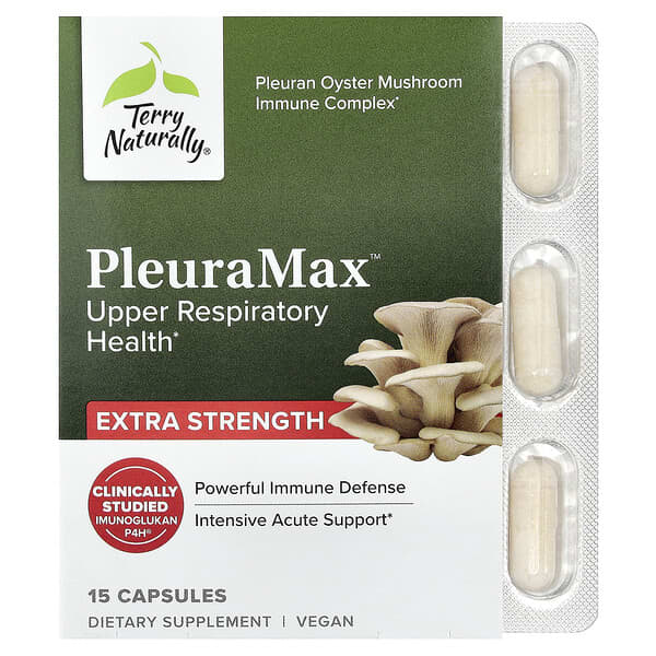Terry Naturally, PleuraMax™, Upper Respiratory Health, 15 Capsules — product photo 1