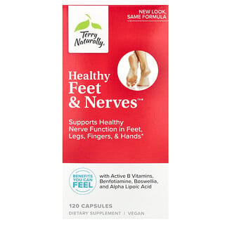 Terry Naturally, Healthy Feet & Nerves™, 120 Capsules