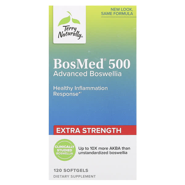 BosMed 500, Advanced Boswellia, 500 mg, 120 Softgels