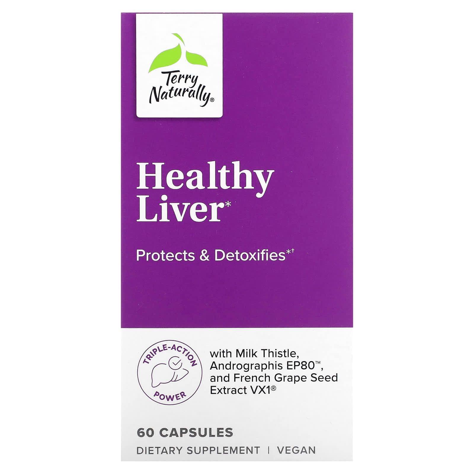 Terry Naturally Healthy Liver 60 Capsules