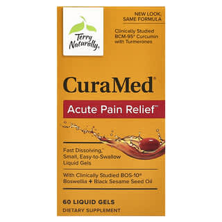 Terry Naturally, CuraMed（キュラメッド）、Acute Pain Relief、液体ジェル60粒