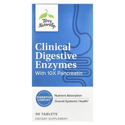 Terry Naturally, Scientific Digestive Enzymes, 90 Tablets
