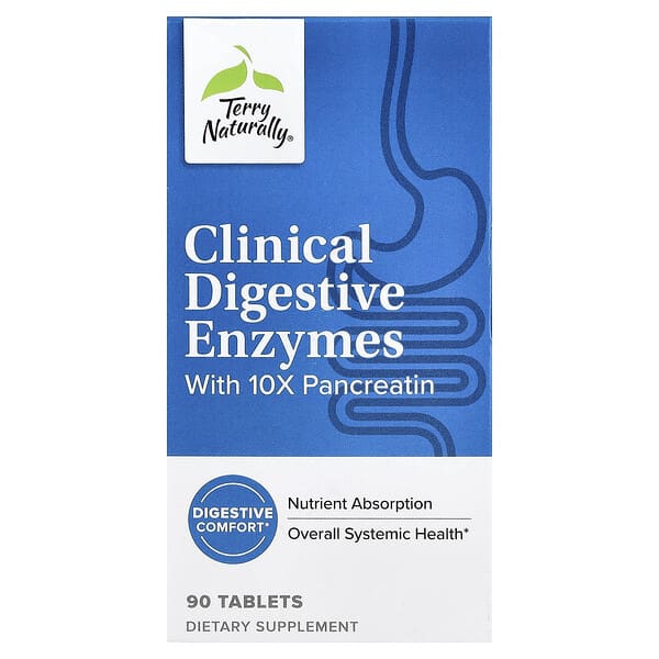 Terry Naturally, Clinical Digestive Enzymes , 90 Tablets — product photo 1