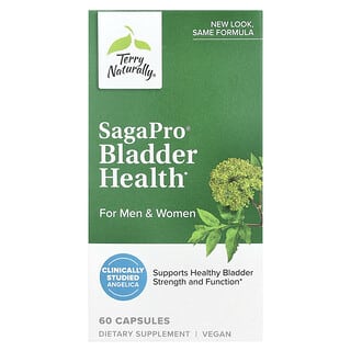 Terry Naturally, SagaPro®, Salud de la vejiga, Para hombres y mujeres, 100 mg, 60 cápsulas