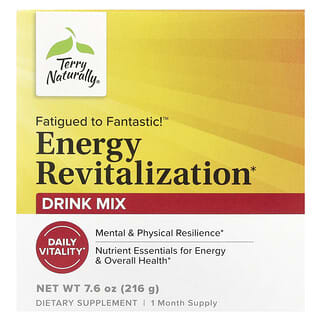 Terry Naturally, Fatigued to Fantastic!™ Energy Revitalization Drink Mix、216g（7.6オンス）