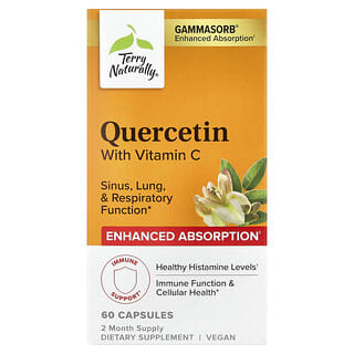 Terry Naturally, Quercetin with Vitamin C, 60 Capsules