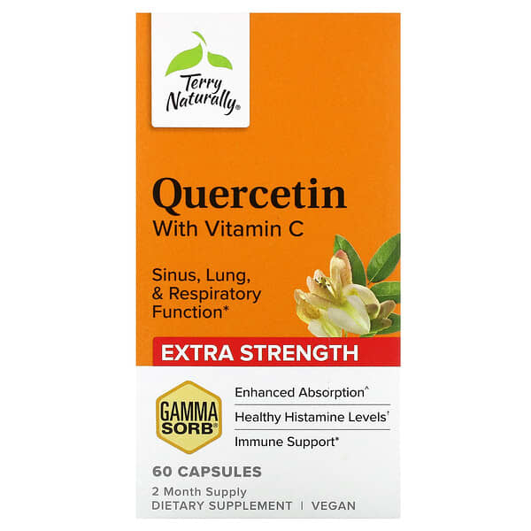 Quercetin with Vitamin C, 60 Capsules