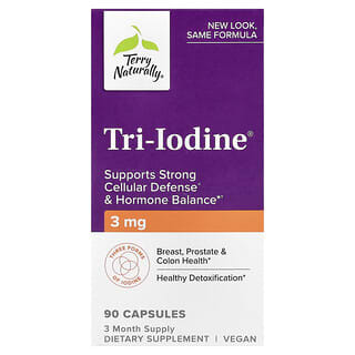Terry Naturally, Tri-Iodine，3 毫克，90 粒膠囊