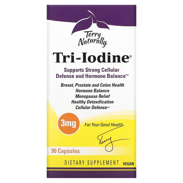 Terry Naturally‏, Tri-Iodine, 3 mg, 90 Capsules