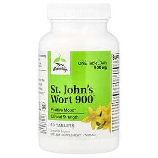 Terry Naturally, St John's Wort 900, 900 mg, 60 Tablets
