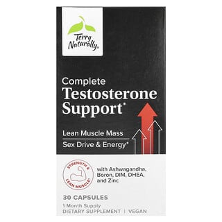 Terry Naturally, Complete Testosterone Support, vollständige Testosteronunterstützung, 30 Kapseln
